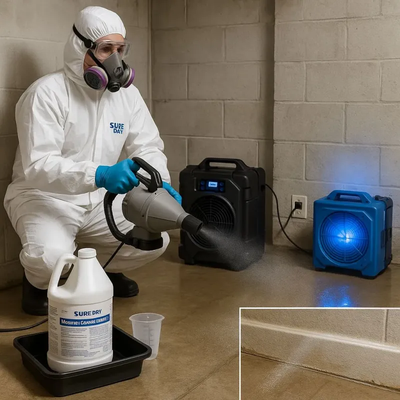 Sanitization and Odor Removal process in Waller County, TX